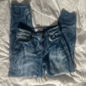 Hollister vintage stretch swirl jeans